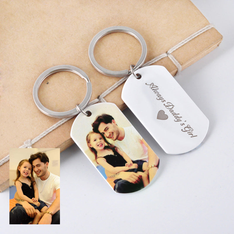 Custom Photo And Messenges Keychain