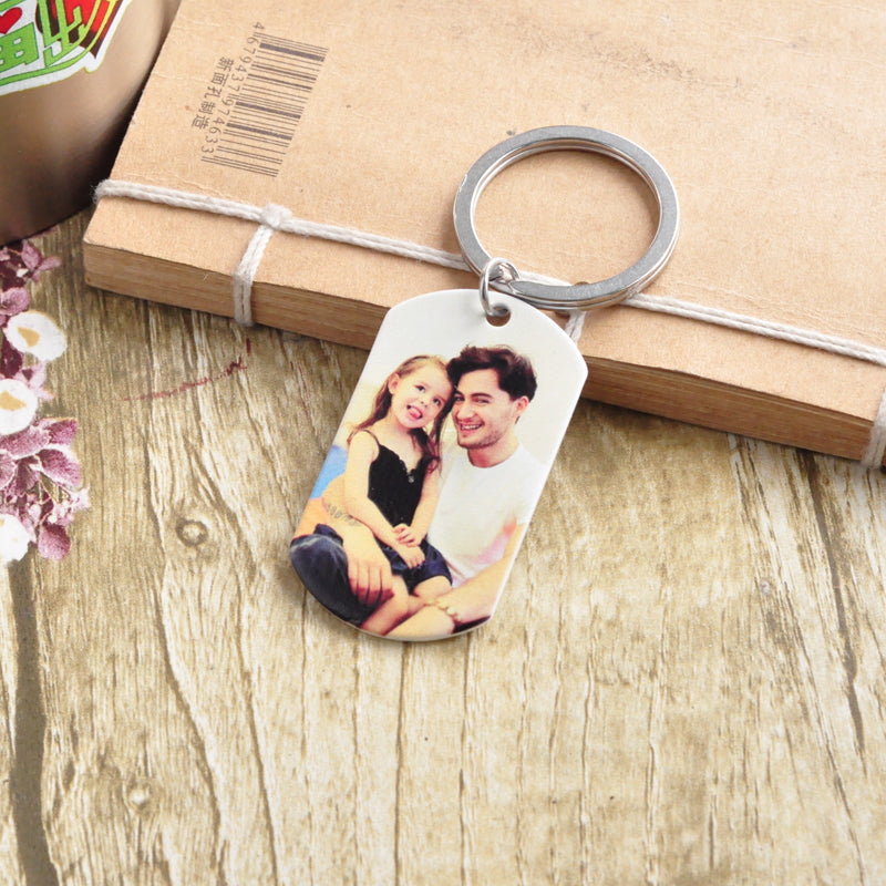 Custom Photo And Messenges Keychain